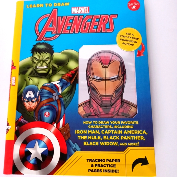 Learn To Draw Marvel Avengers Book NWT - Picture 1 of 4